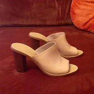 J. Crew blush mules
